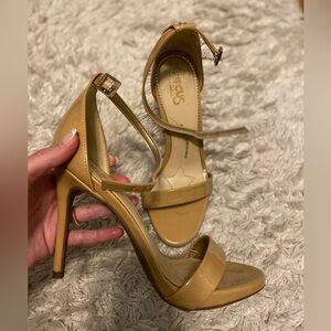 Circus by Sam Edelman Beige Strappy Heels